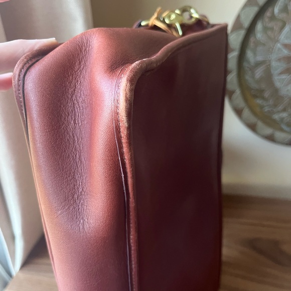Vintage COACH Cognac “Lexington” Leather Briefcase Unisex Excellent Condition - Picture 15 of 16